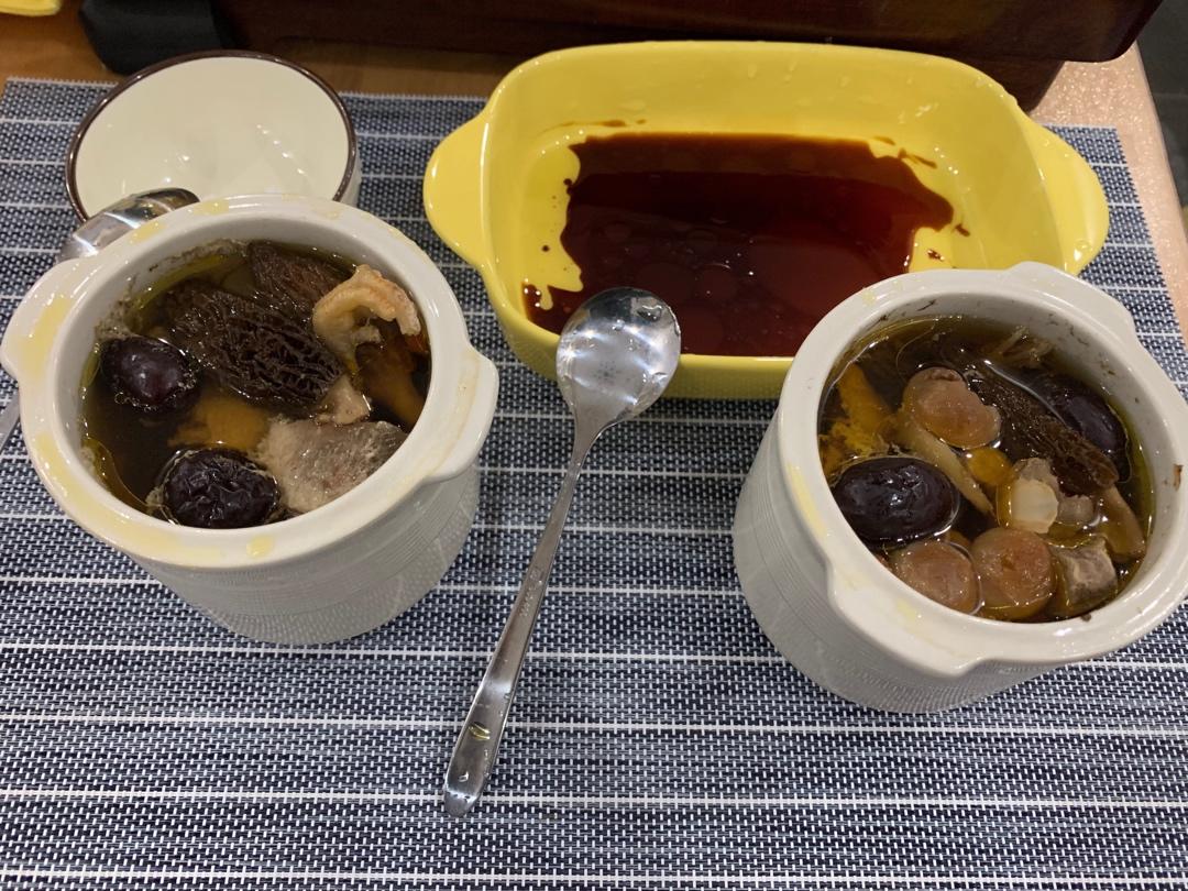 羊肚菌鹧鸪响螺汤（增强机体抗病能力）