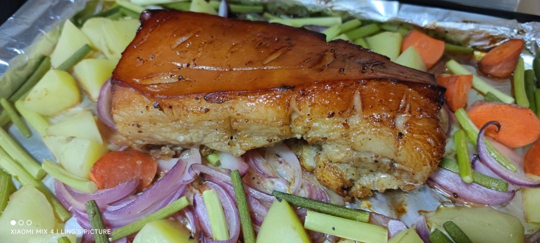 【生酮低碳】超快手的烤肉们（整块烤猪腿，鸡腿🍗，厚切五花肉）