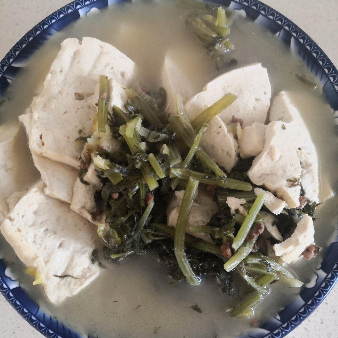 雪里红炖豆腐