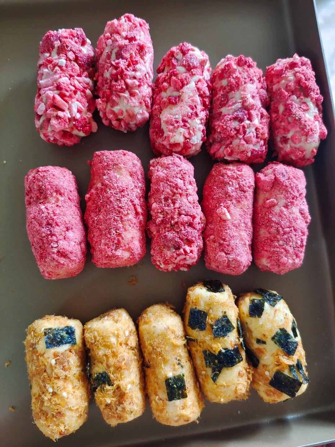 🔥招牌网红奶酥蛋卷｜一次搞定4种口味｜快手0失败｜无需烤箱