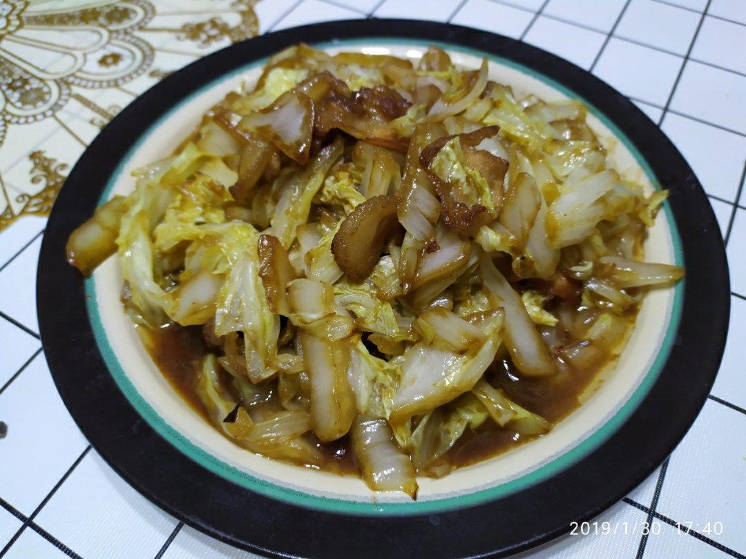 白菜炒肉