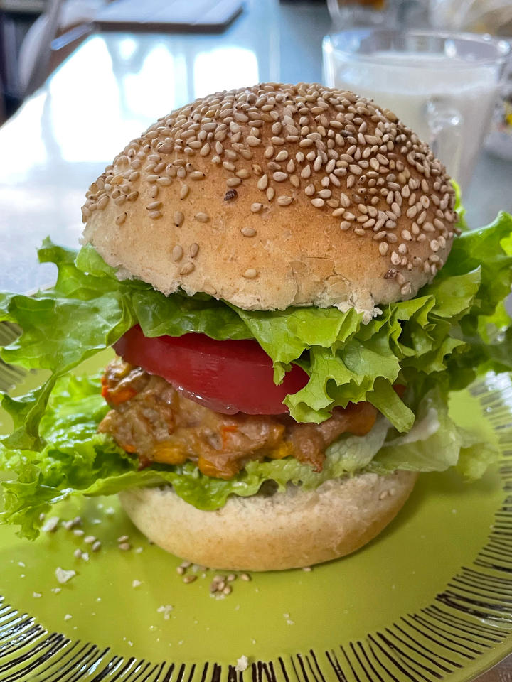 超详细の自制健康汉堡鸡肉饼｜烤箱版田园脆鸡堡#Healthymeals#