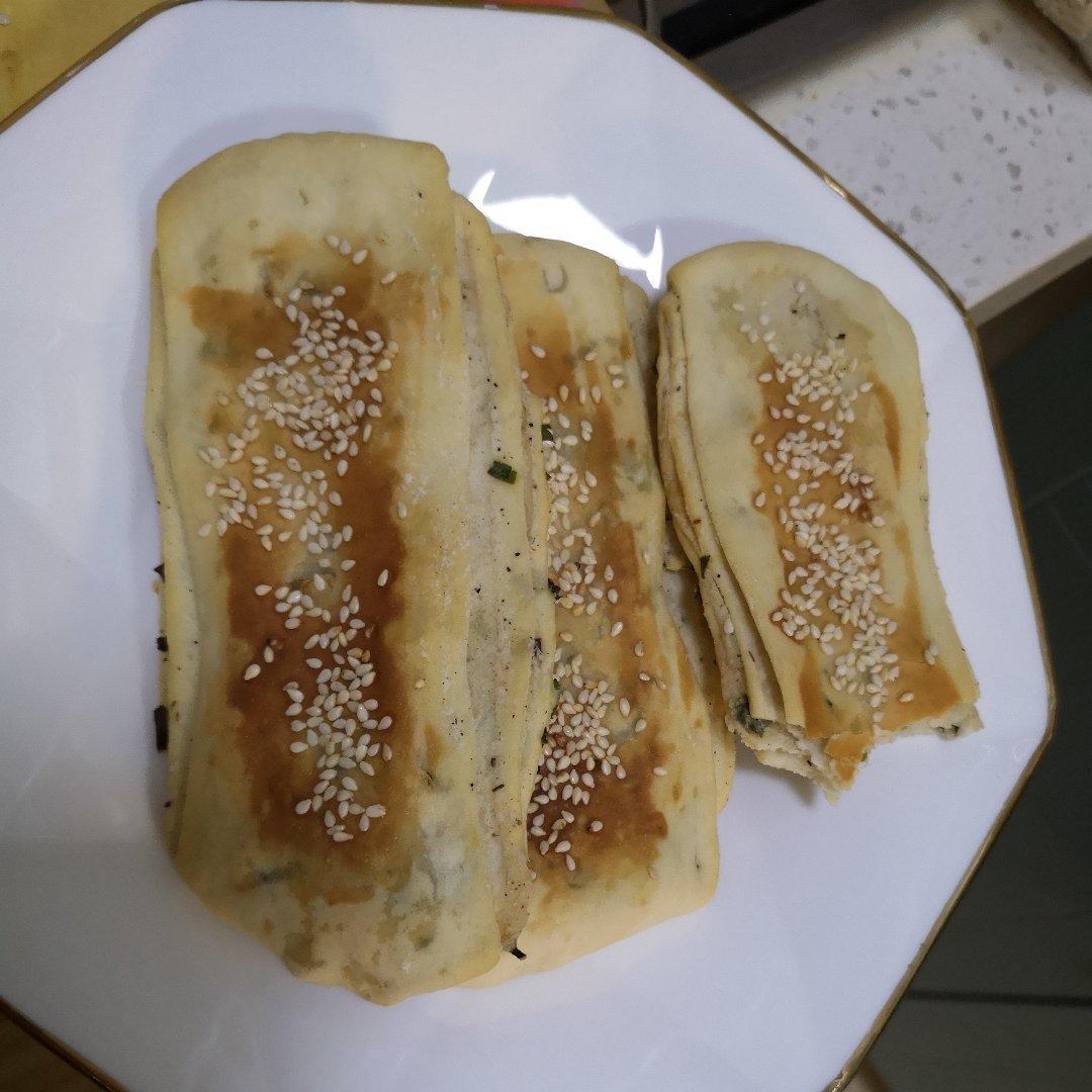 家常葱油烤饼