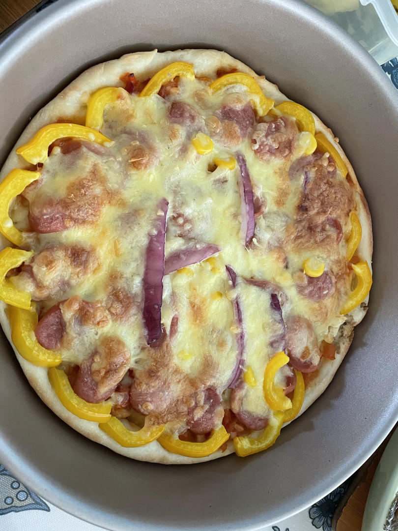 8寸披萨饼皮做法（🉑️厚🉑️薄，🉑️脆🉑️软）4张