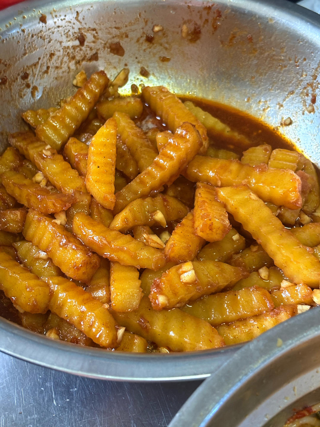 四川小吃炸洋芋梯梯（外省叫狼牙土豆🥔）