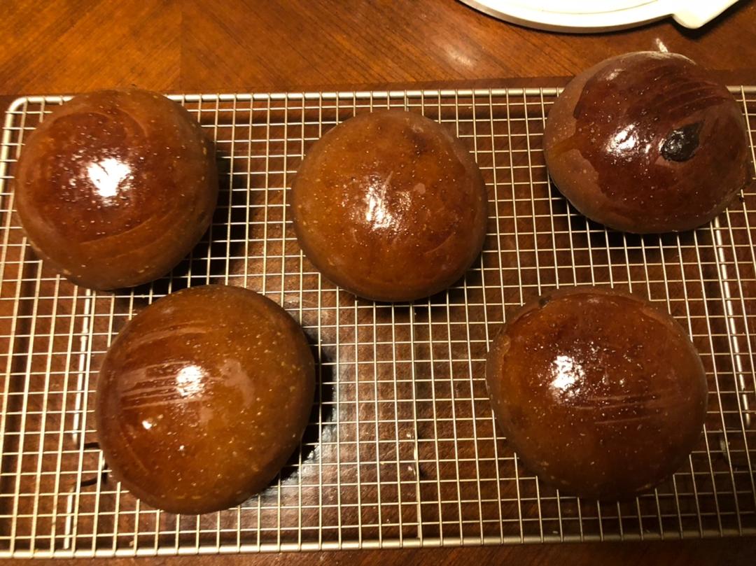 黑眼豆豆面包