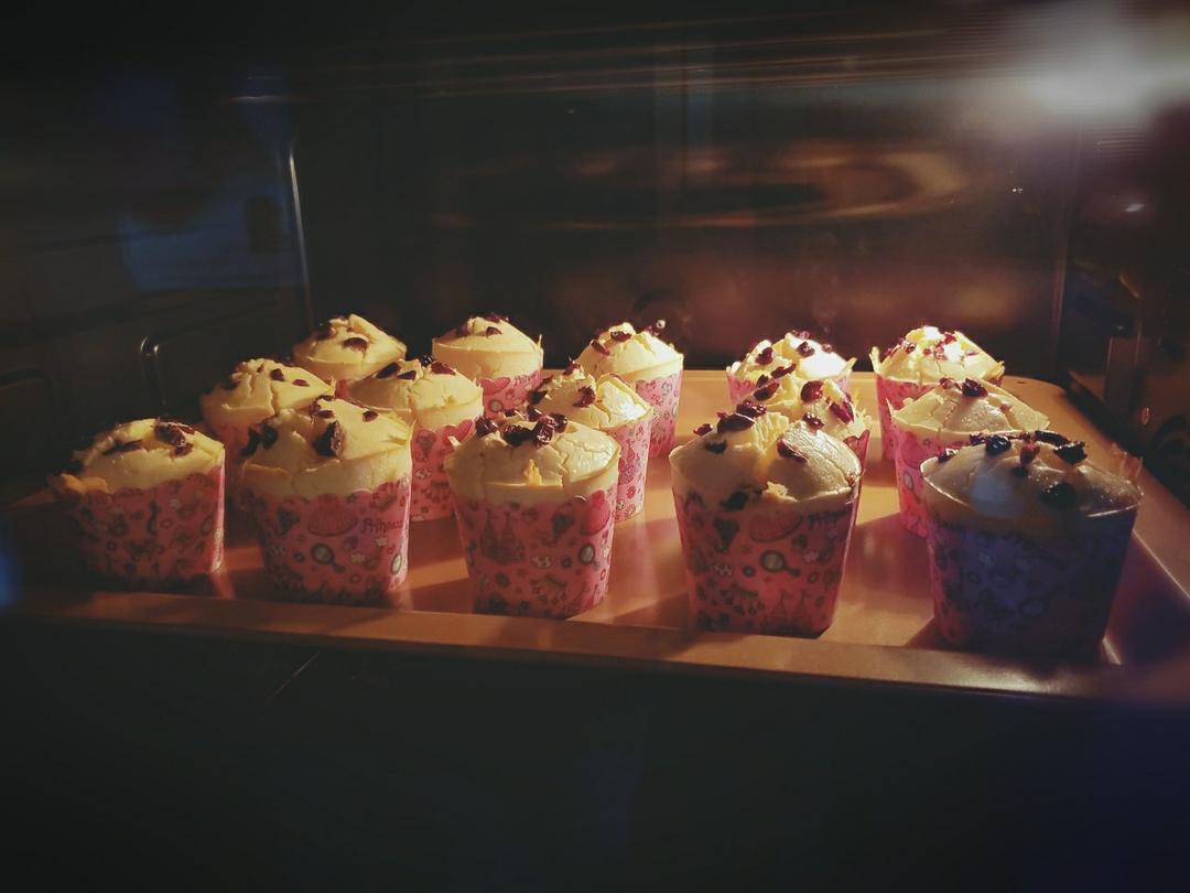 快手「蔓越莓马芬蛋糕」