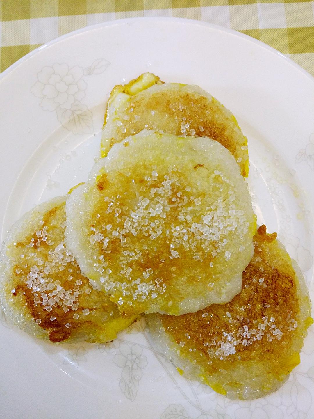 葵阿木做的蛋煎糍粑