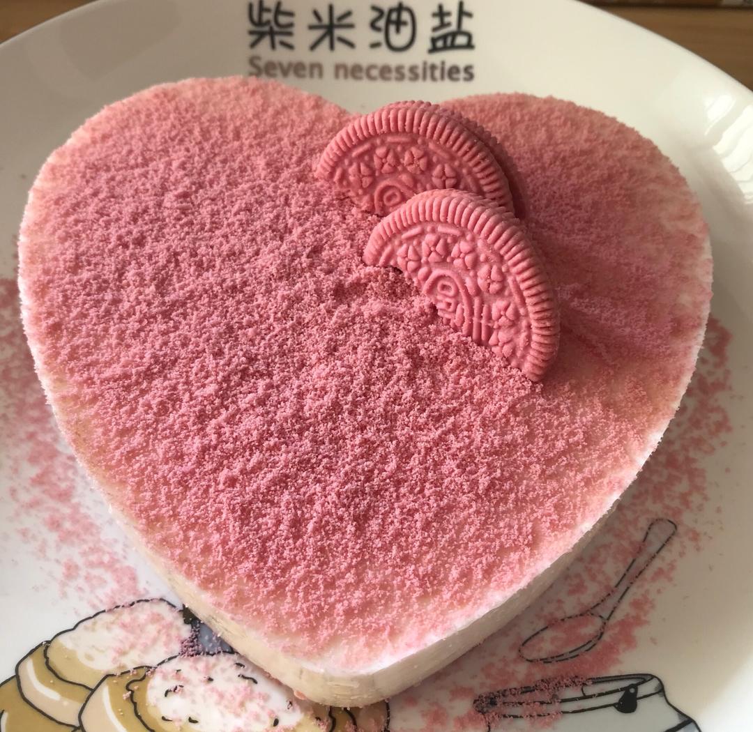 粉色治愈系.酸奶慕斯的做法