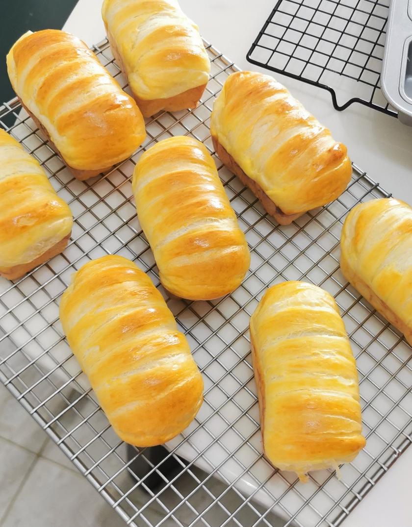 香蕉馅小餐包的做法