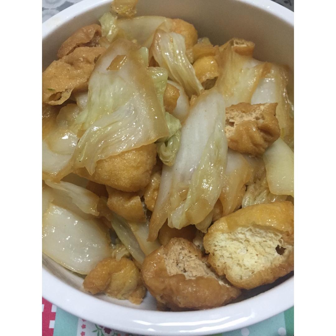 白菜炖豆泡