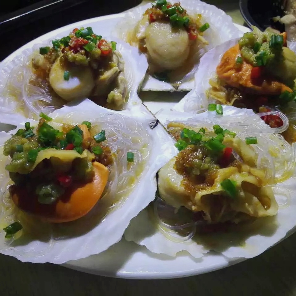蒜蓉粉丝蒸扇贝