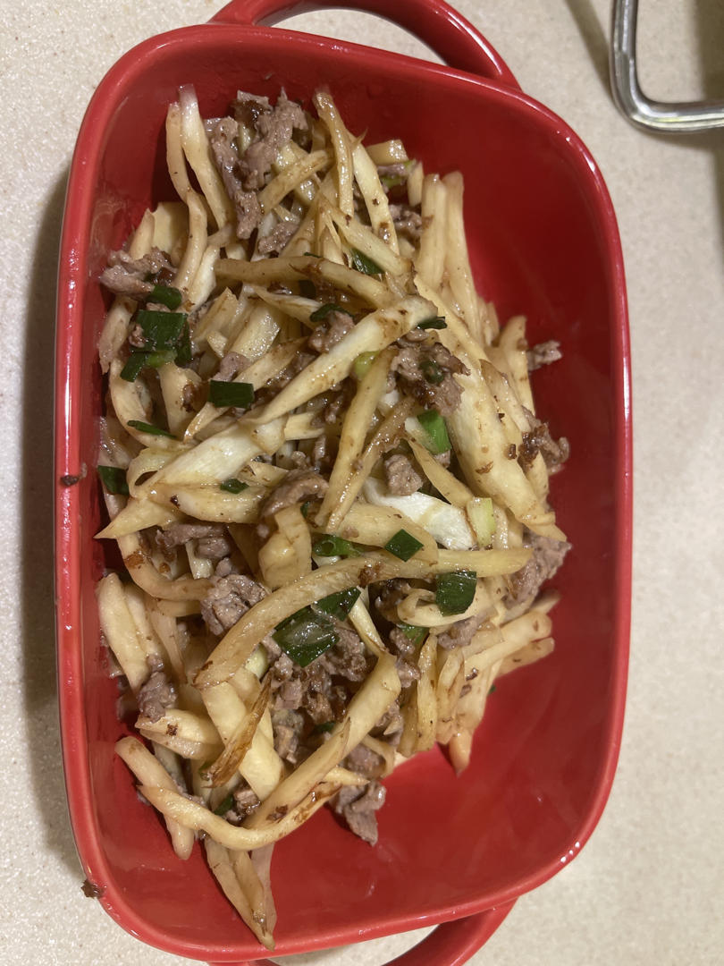 茭白肉丝