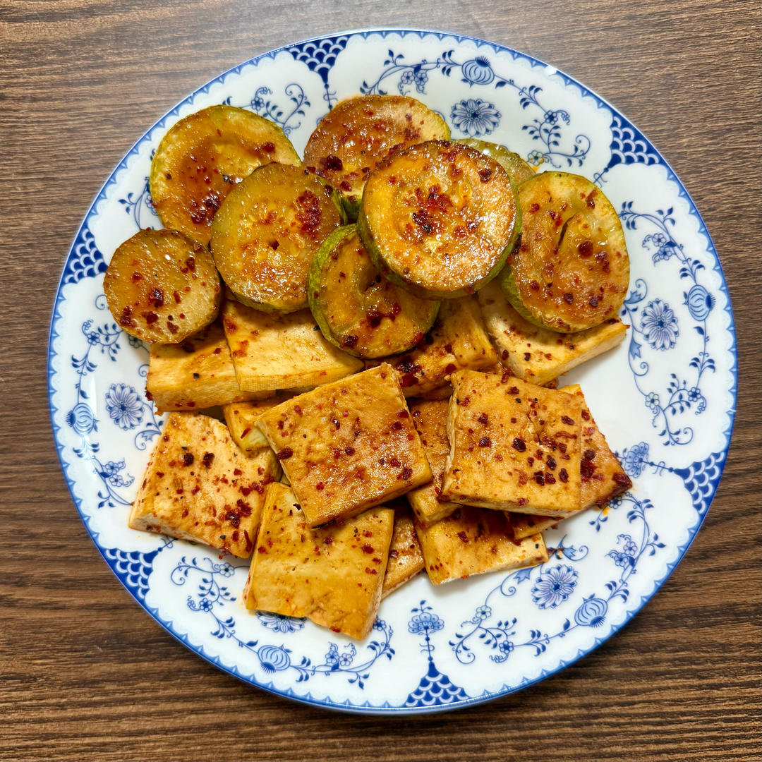 香辣孜然烤豆腐（烤箱版）