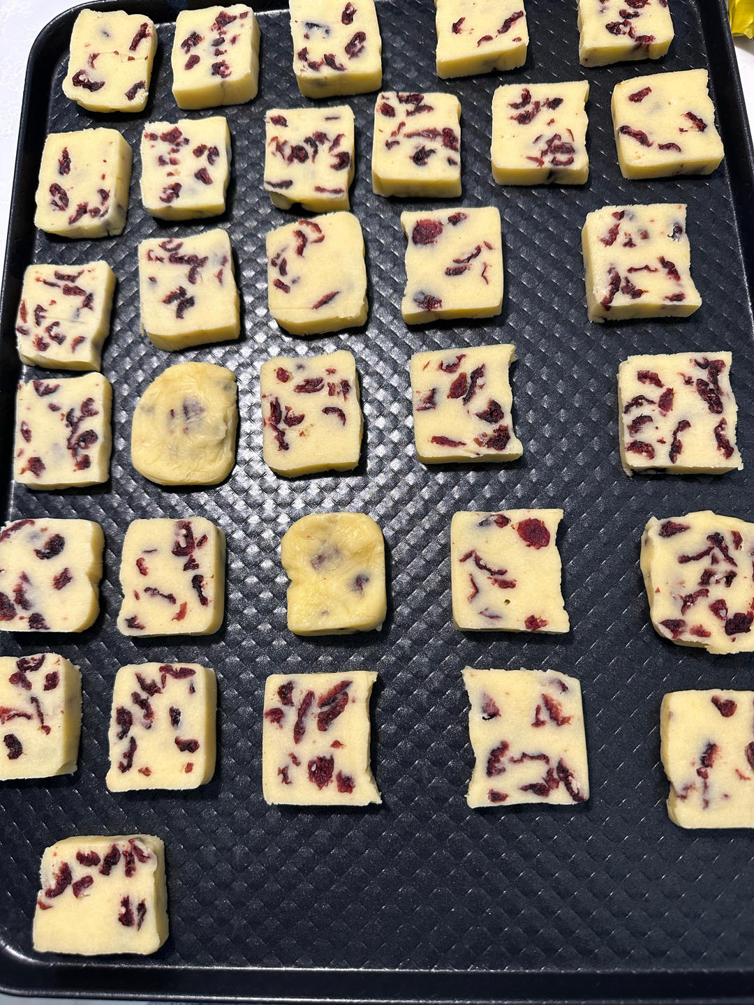 低糖少油版蔓越莓饼干