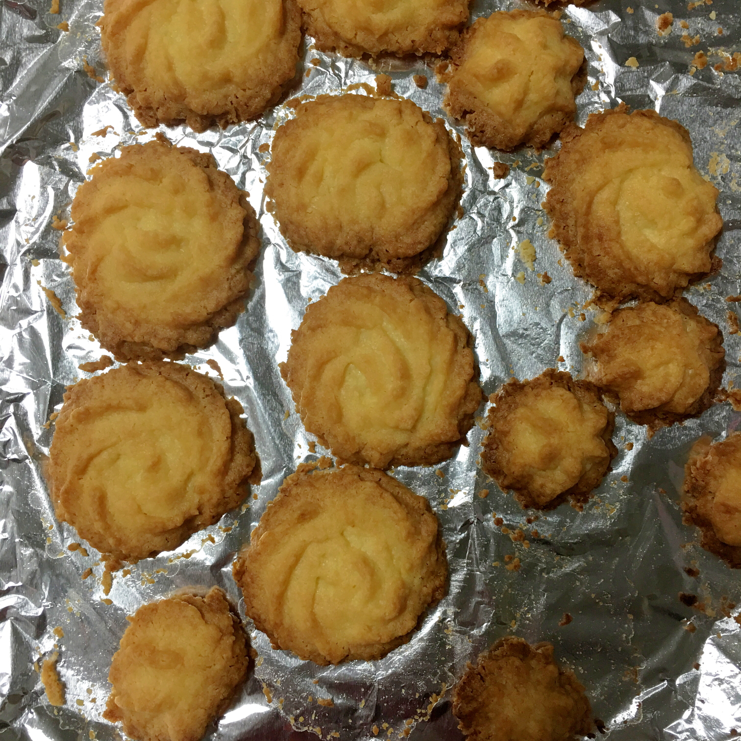 零失败、酥得掉渣的原味曲奇。