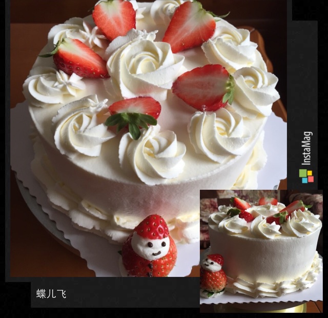 鲜奶油草莓蛋糕