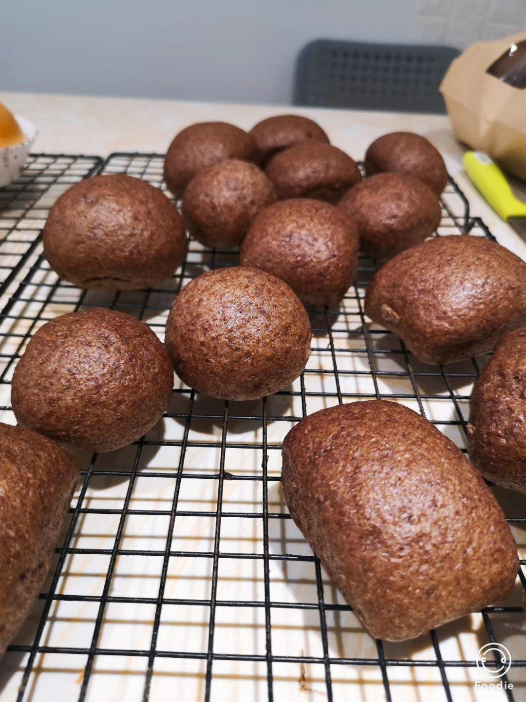 无油无糖百分百全麦馒头（代餐/减脂绝佳）