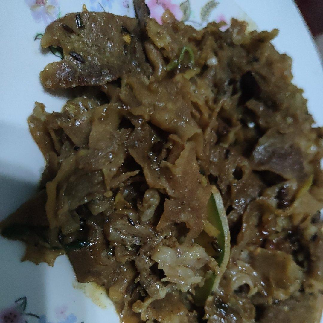 葱爆孜然羊肉卷