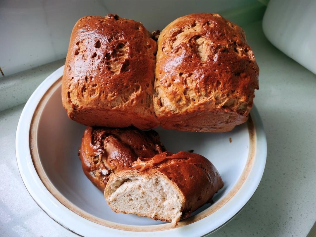 全麦吐司-隔夜发酵