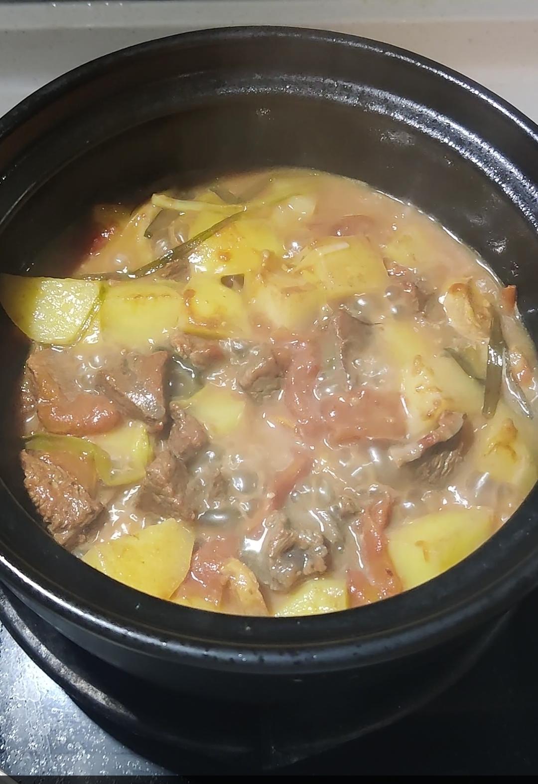 土豆炖牛肉