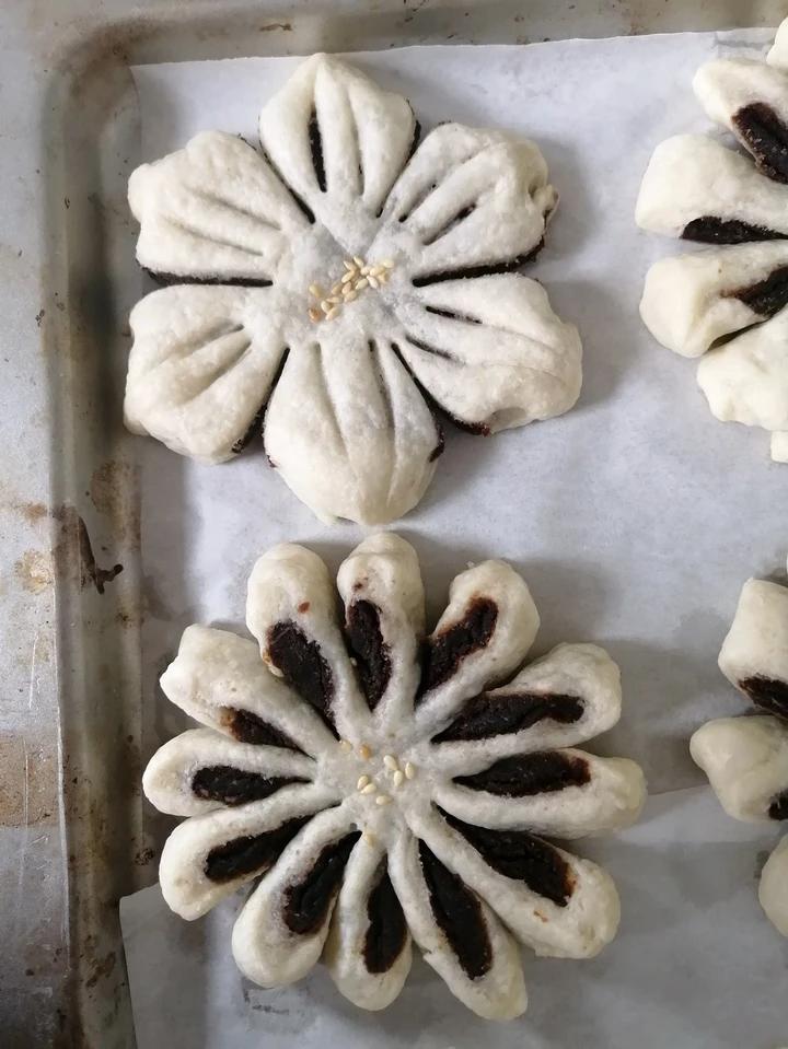 枣花酥，枣泥菊花酥