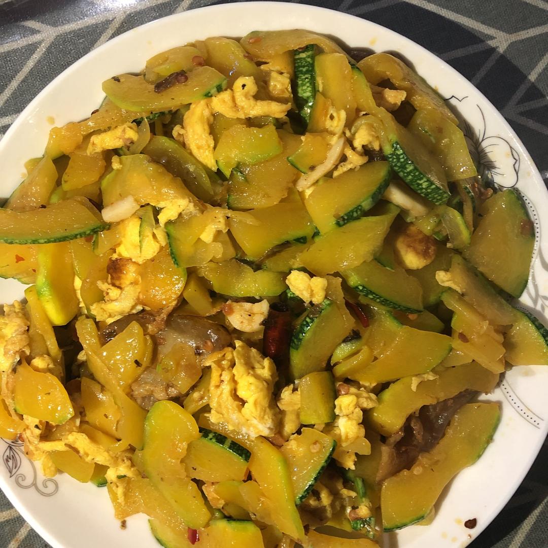 嫩南瓜炒鸡蛋