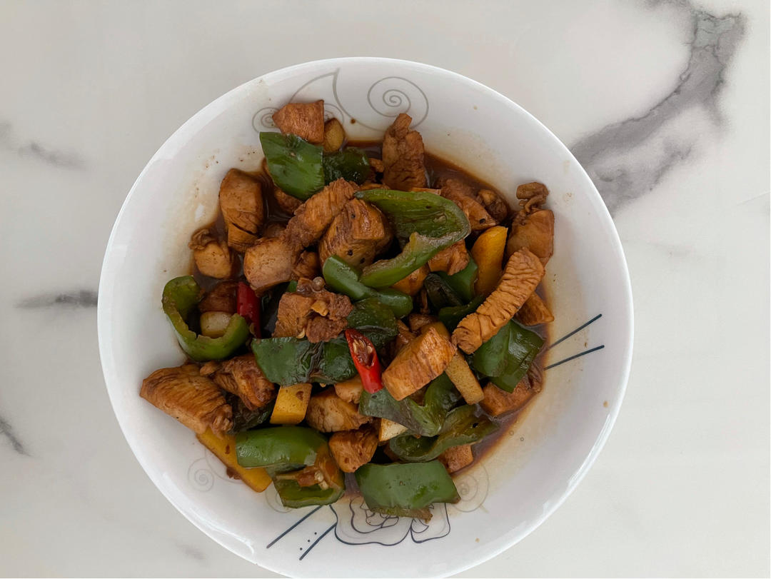 鸡肉菜谱1⃣️-辣炒鸡丁（米饭杀手）