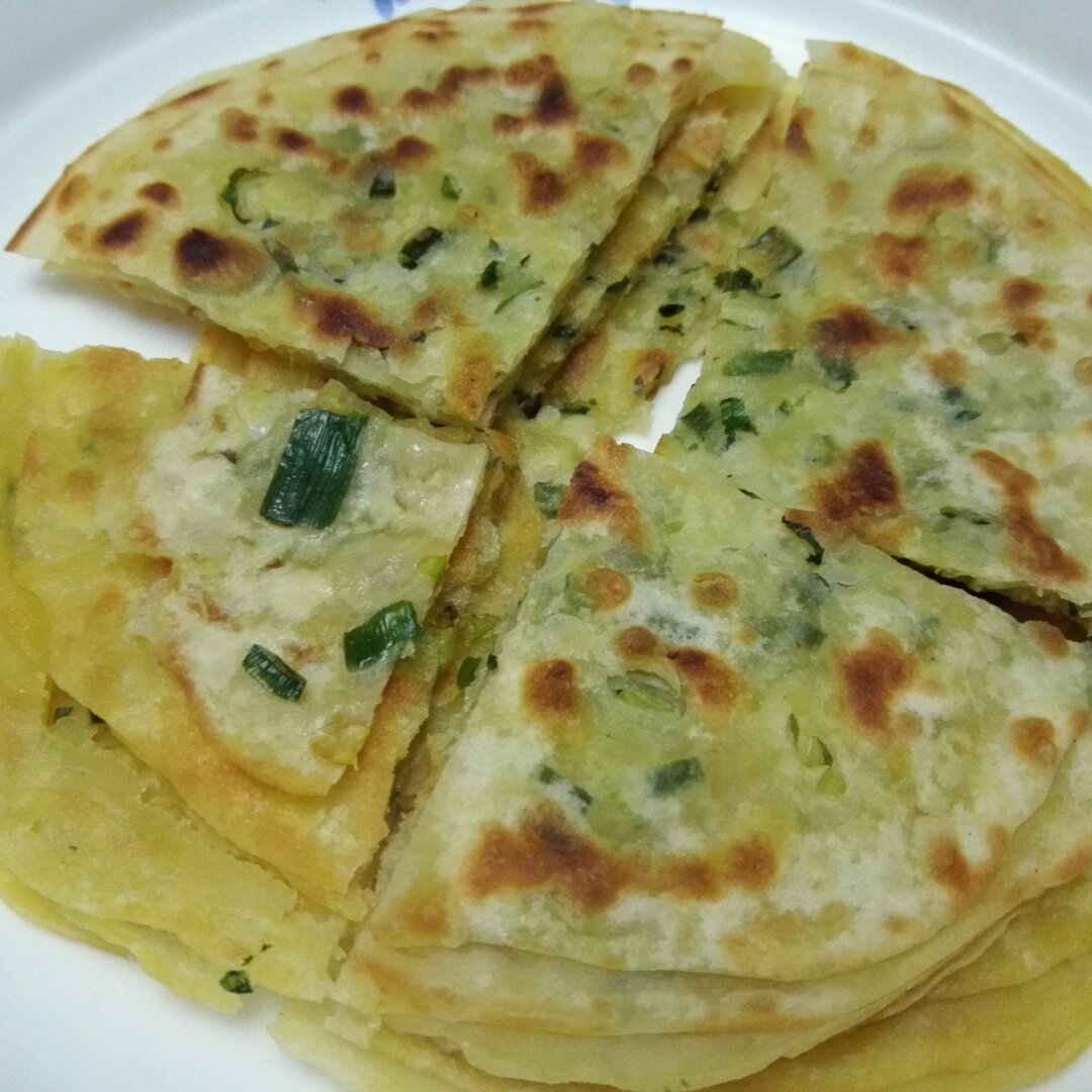 饺子皮葱油饼