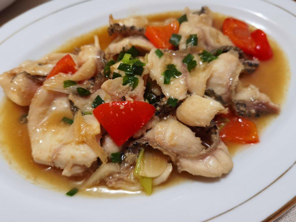 快手生炒黑鱼片