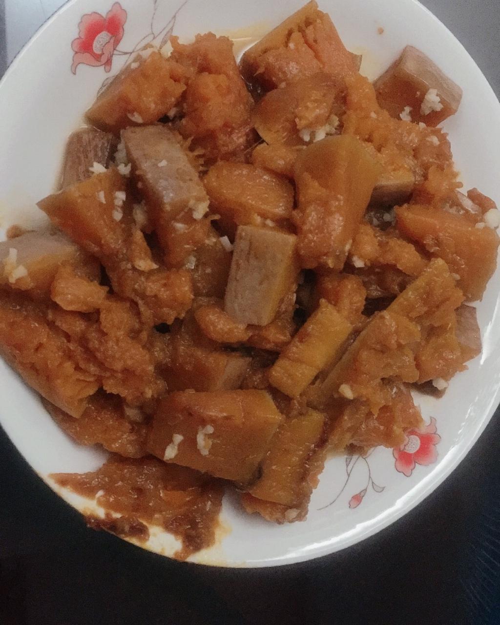 咸蛋黄炒南瓜