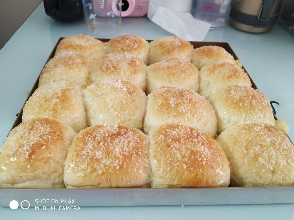 椰蓉芝士小餐包（中种法）