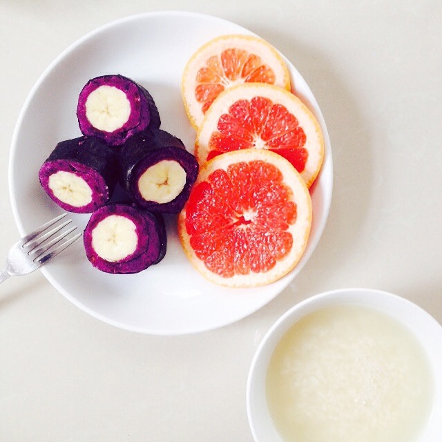 海苔紫薯香蕉卷 减脂吃吃吃！的做法