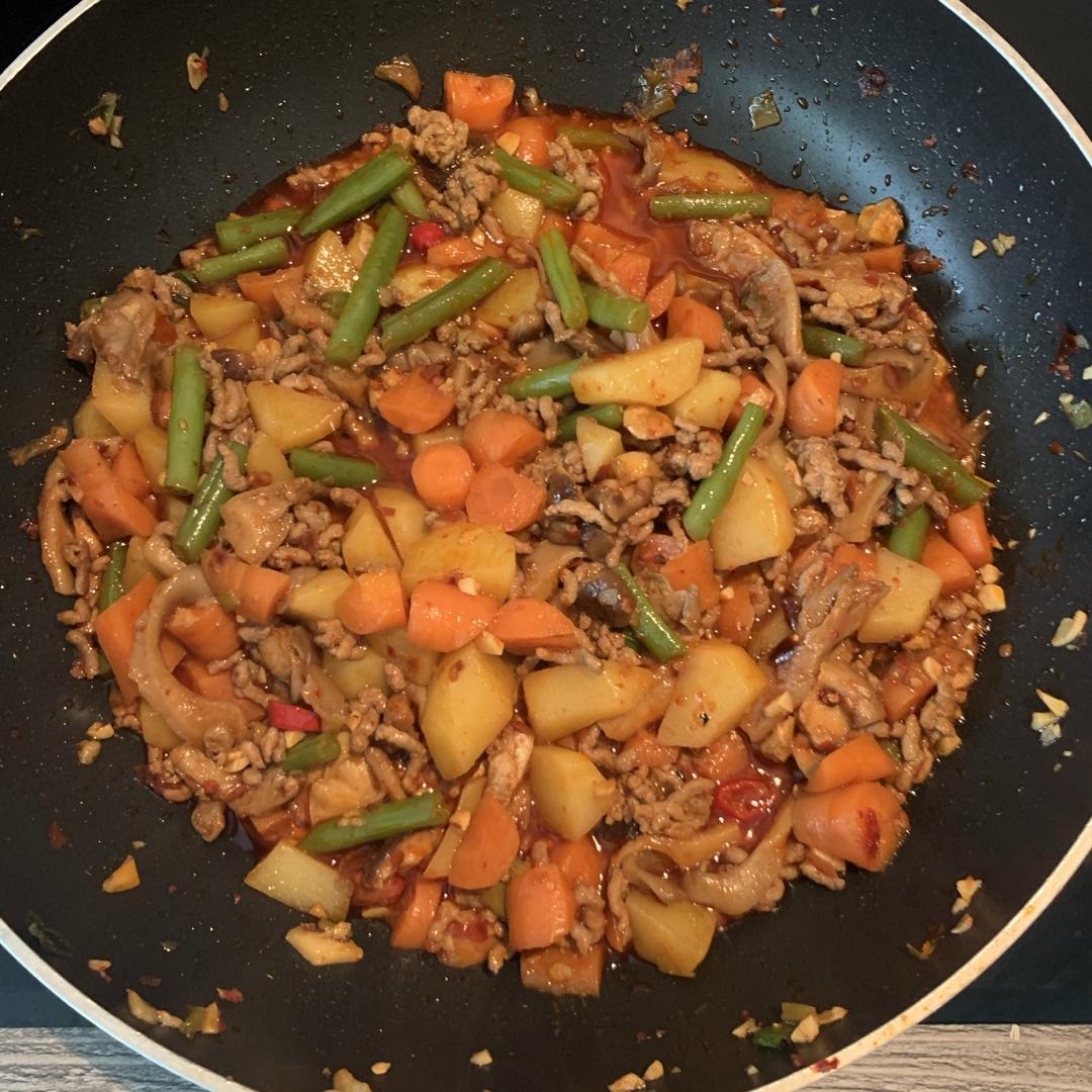㊙️香菇土豆肉沫拌饭❗️比外卖还好吃