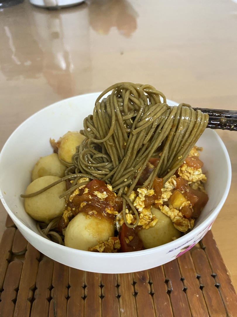 一人食之西红柿鸡蛋面