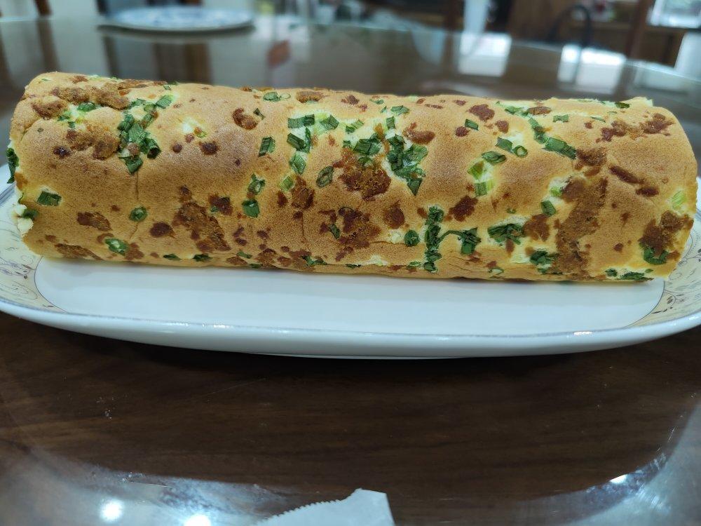 香葱肉松肥蛋糕卷～
