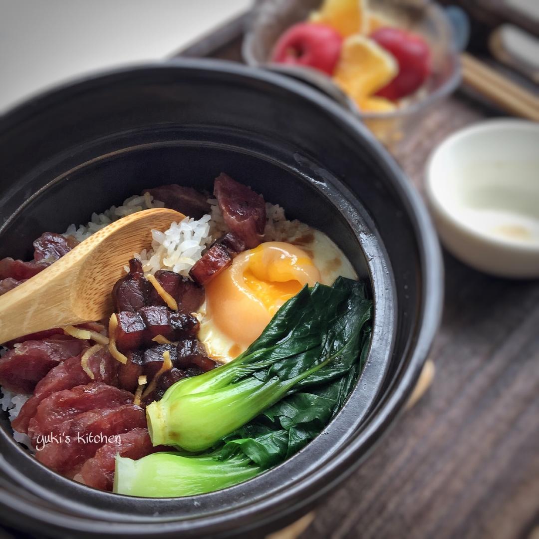 最爱腊味煲仔饭（一人食）（快手版）