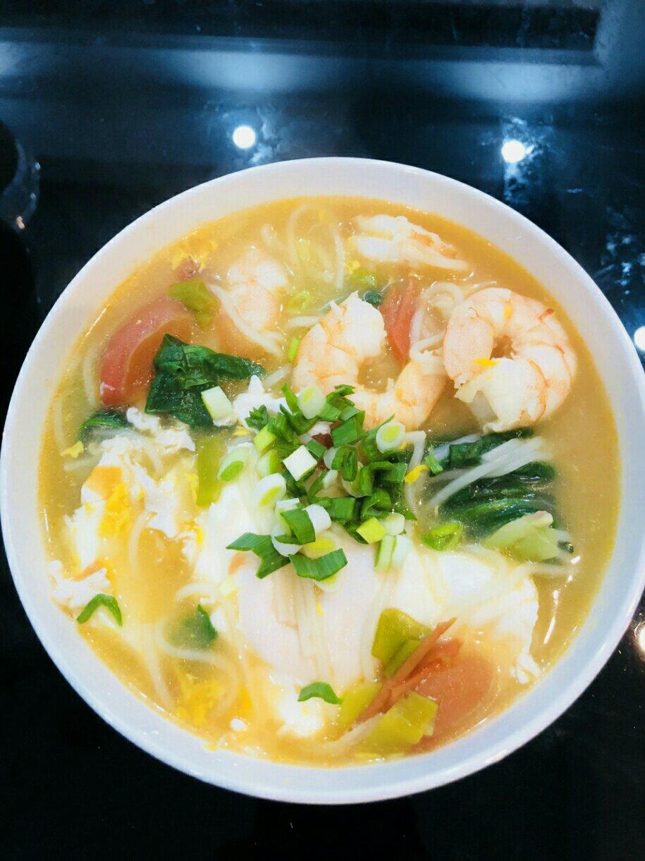 虾仁西红柿热汤面丨健康·三餐<好好吃饭8>