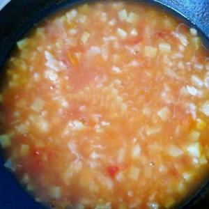 西红柿土豆疙瘩汤的做法 步骤7