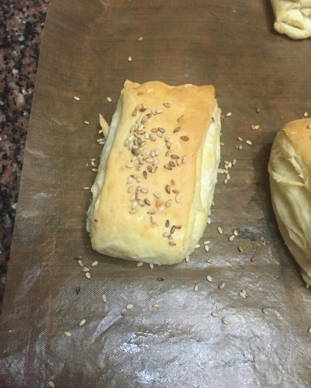 椒盐发面千层饼