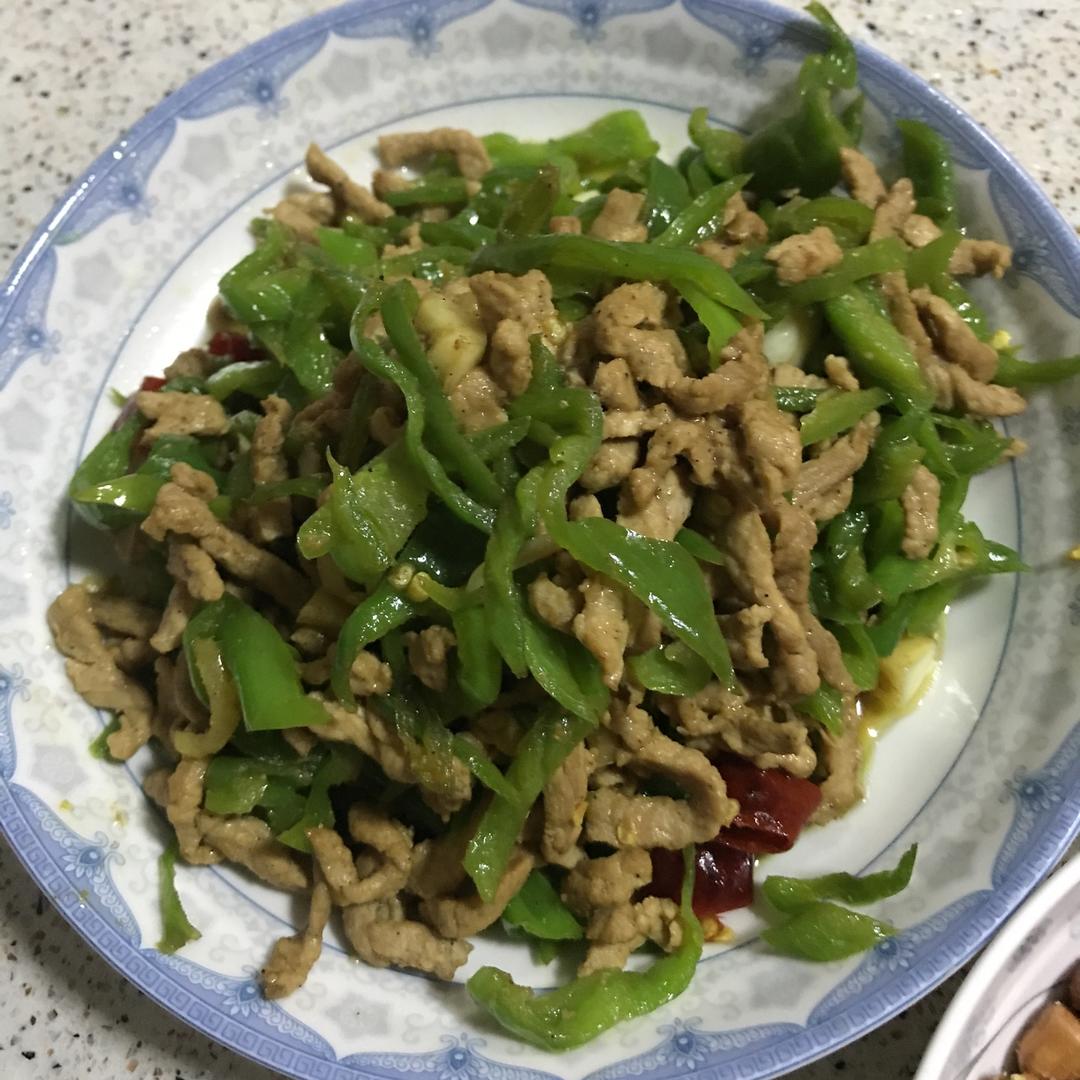 青椒炒肉丝