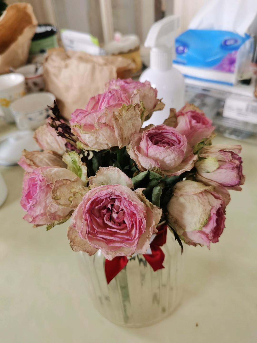 自制干花（开败的鲜花不要丢）
