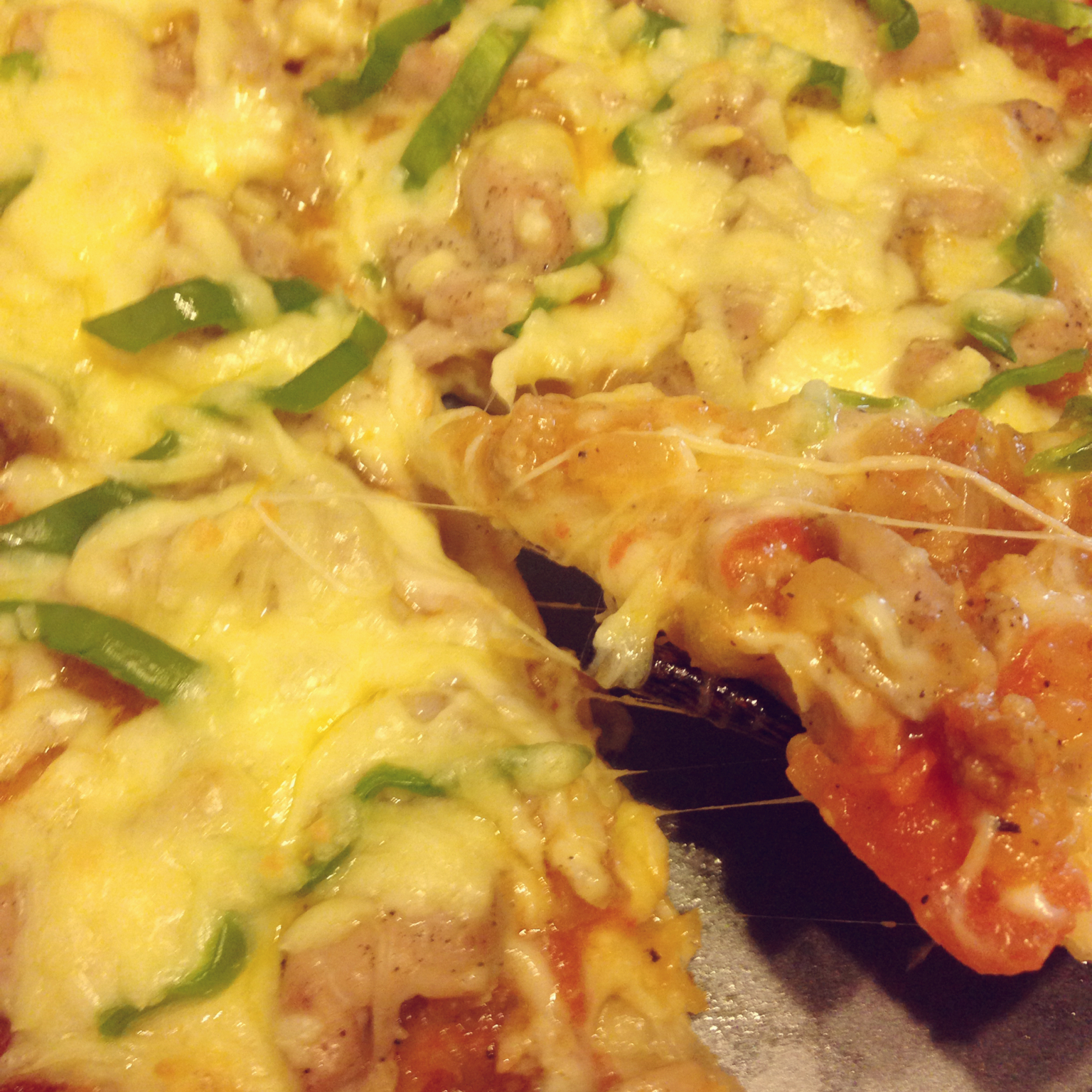 萨拉米薄底披萨 Salami Pizza