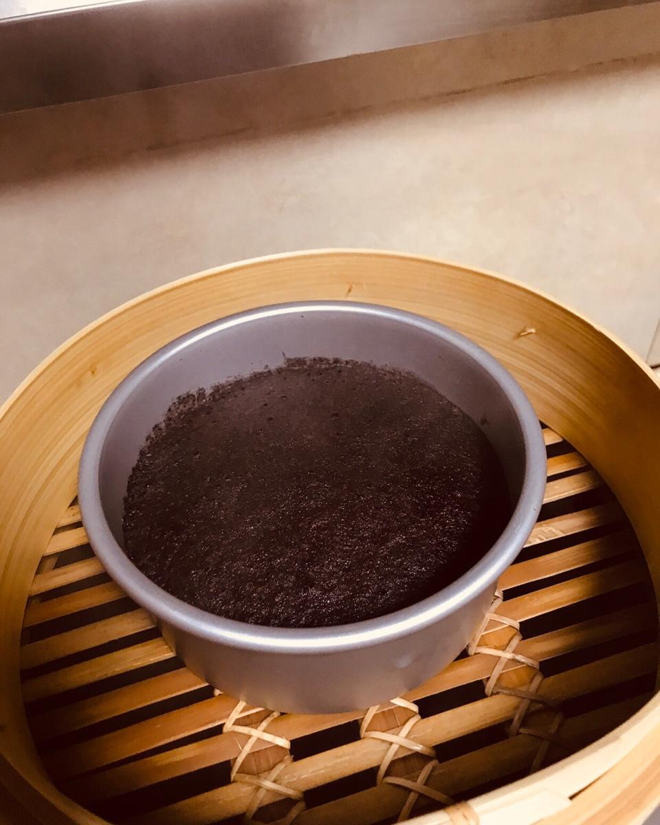 黑米蒸糕