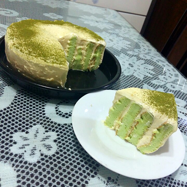 贝贝哒小时光做的斑斓奶油蛋糕