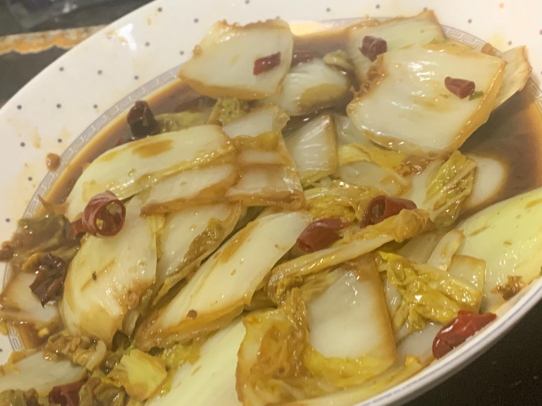 酸辣爽口的醋溜白菜