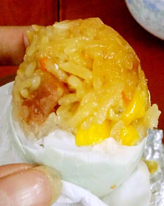糯米饭灌咸鸭蛋的做法