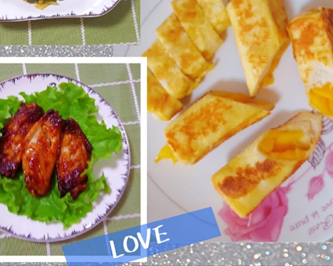 早餐-吐司芒果卷的做法