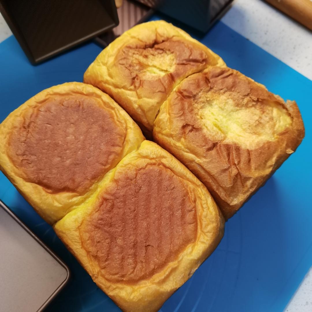 南瓜吐司，奶香南瓜吐司，极致柔软，直接法