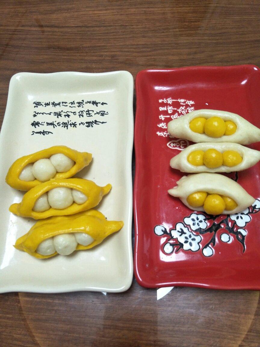 豌豆荚馒头